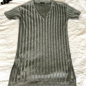 Zara collection gray dress